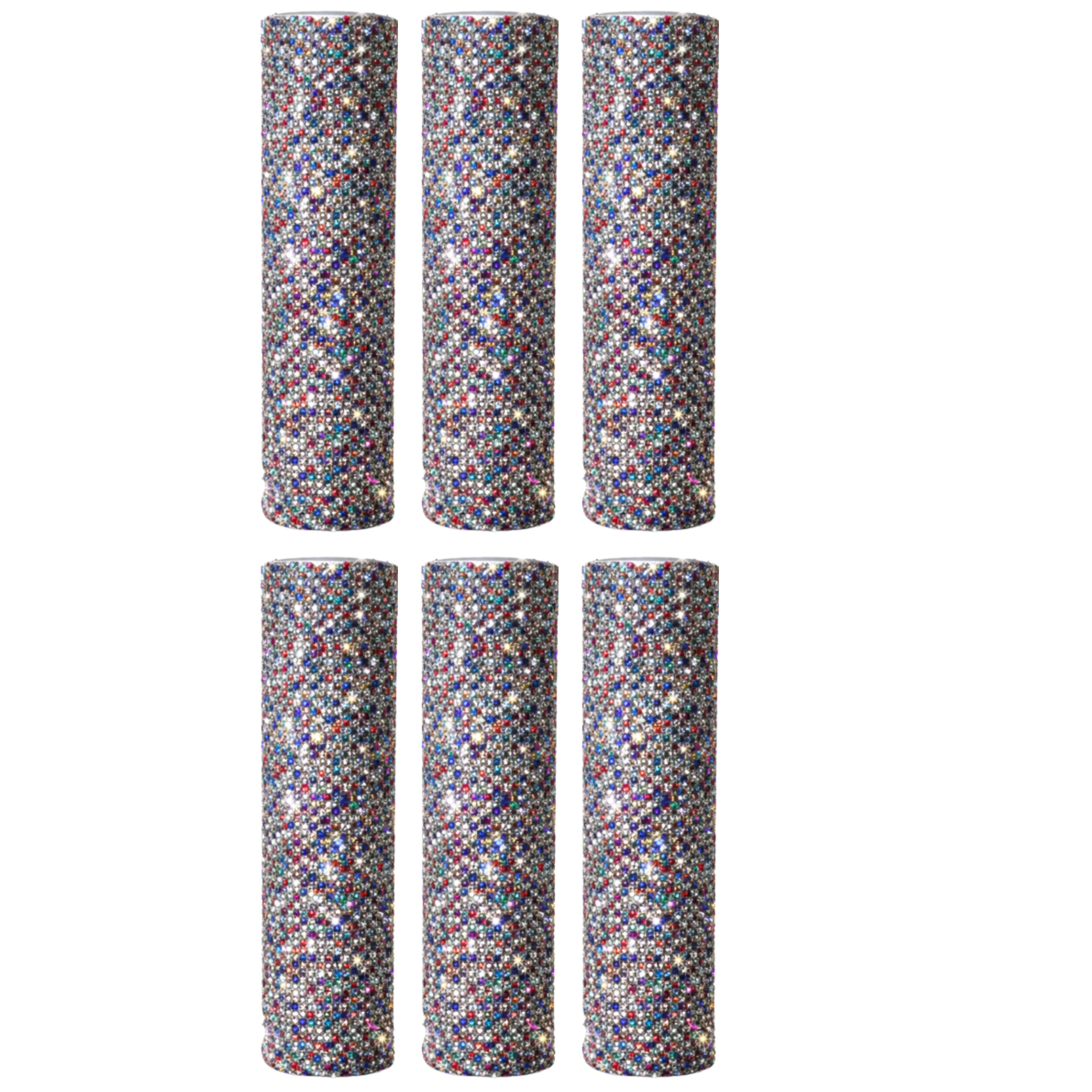 All Black Diamond Pole Cover - Set of 2 Snap-On