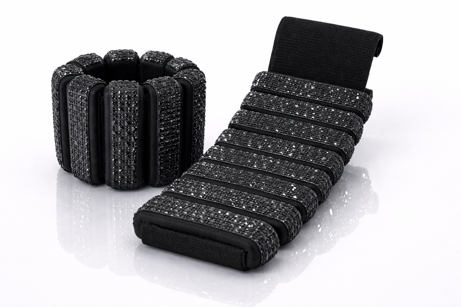 Noir Cheetah Diamond Wrist Weights