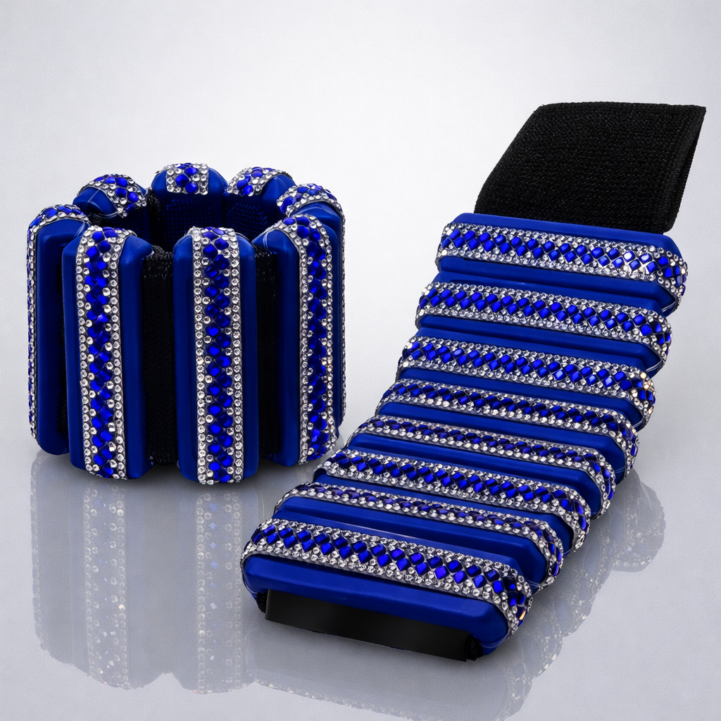 Crisp Blue Wrist Weights
