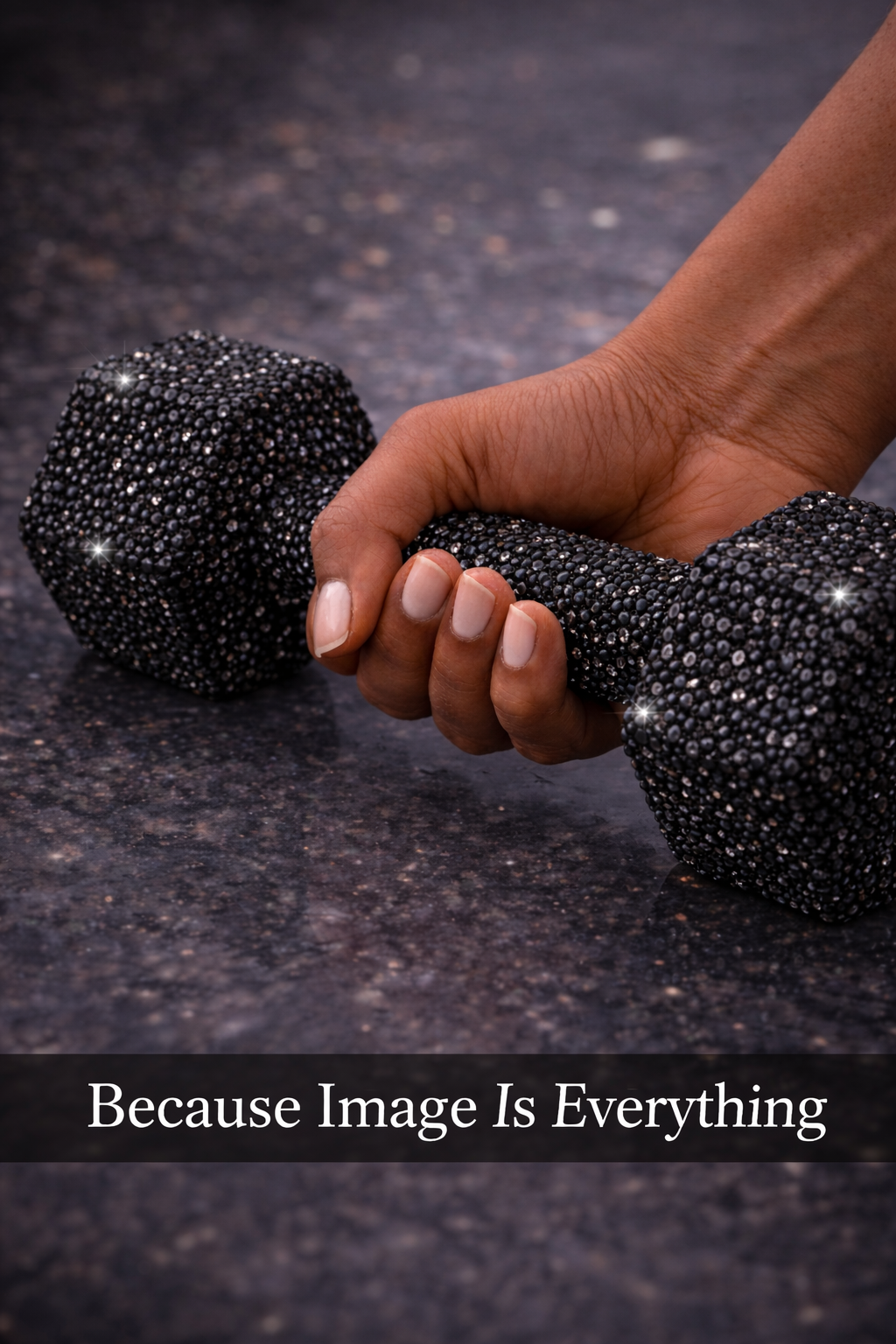 All Black Crystal Dumbbells – Stealth