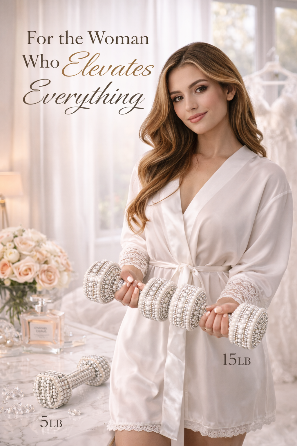 Pearl Essence Dumbbells - Timeless Luxury Set