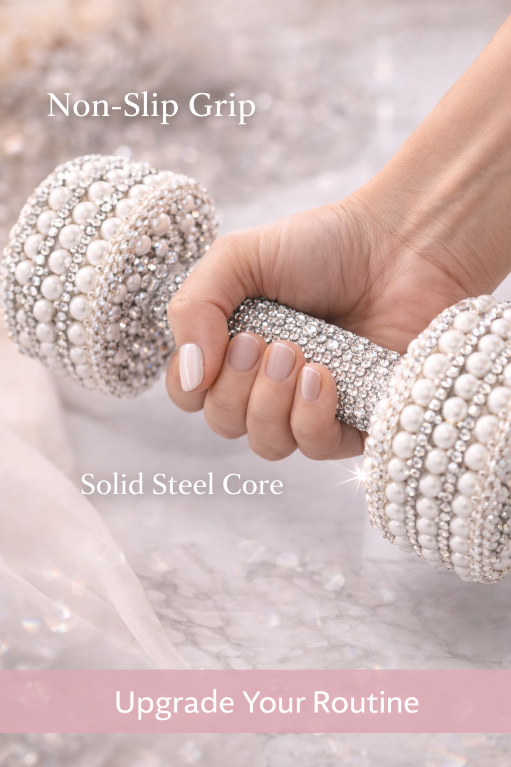 Pearl Essence Dumbbells - Timeless Luxury Set