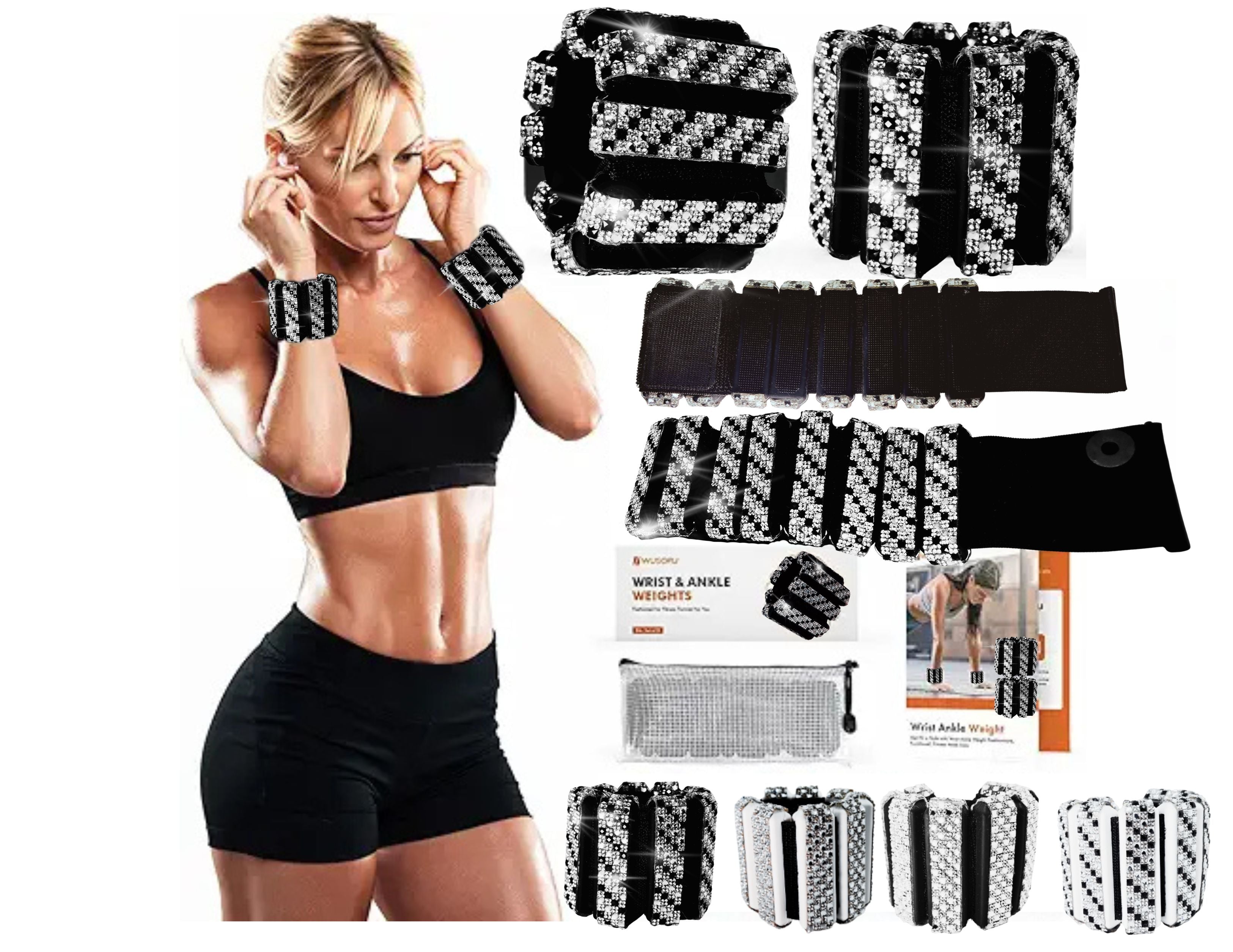Crystal Aura Wrist & Ankle Weights