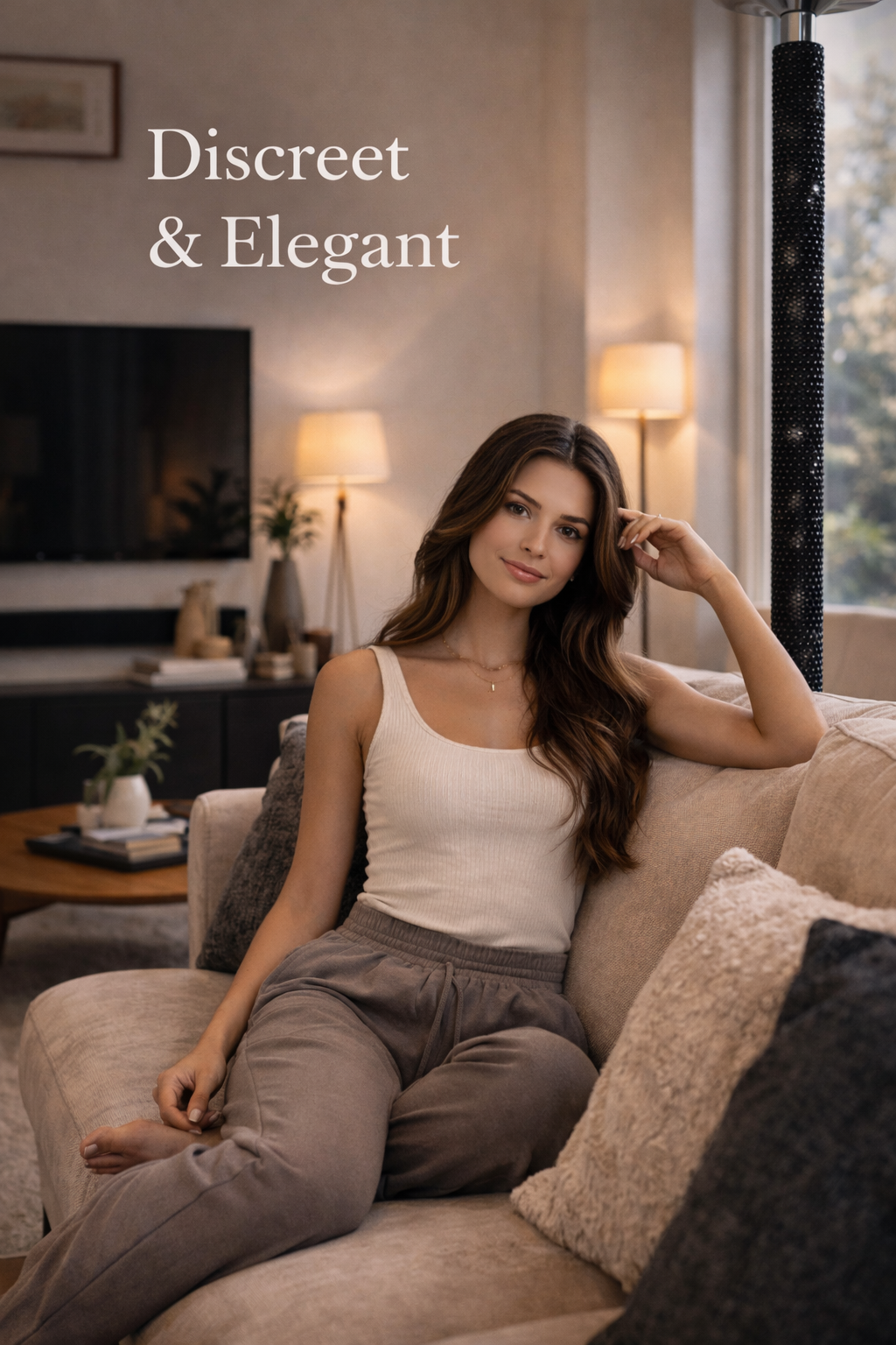 Luxury Snap-On Pole Cover (45–50mm) – Conceal, Protect & Blend Seamlessly Into Your Home (Black)