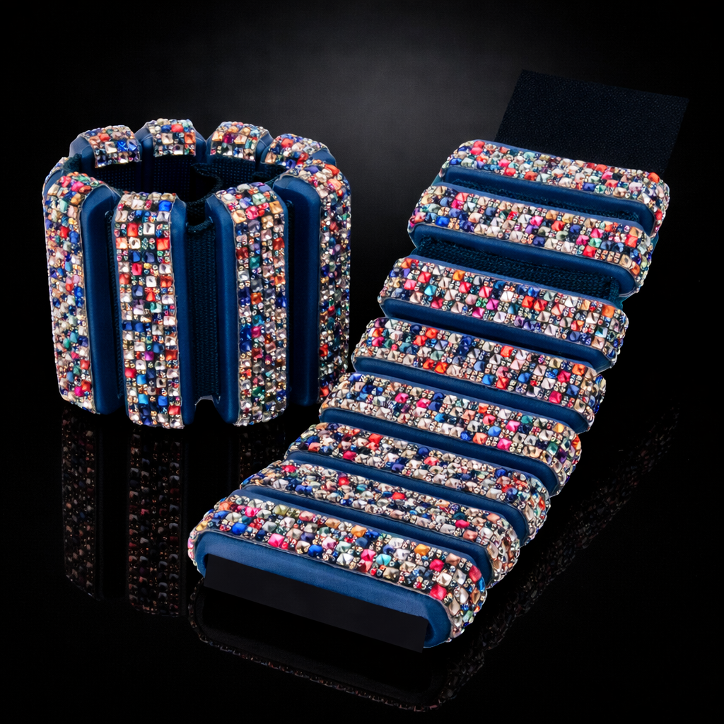 Sapphire Blue Diamond Wrist Weights
