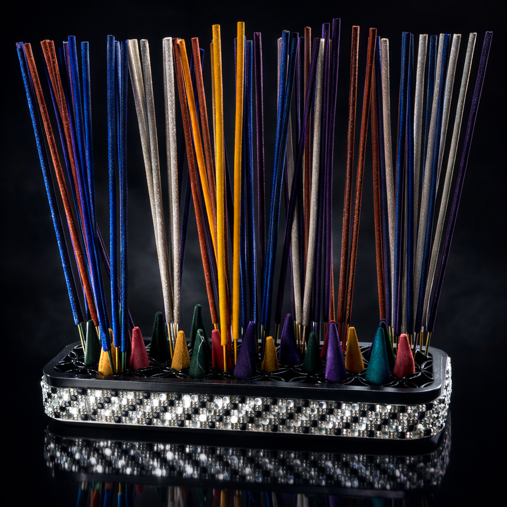 Luxury Crystal Incense Gift Set with Holder – Limited Edition