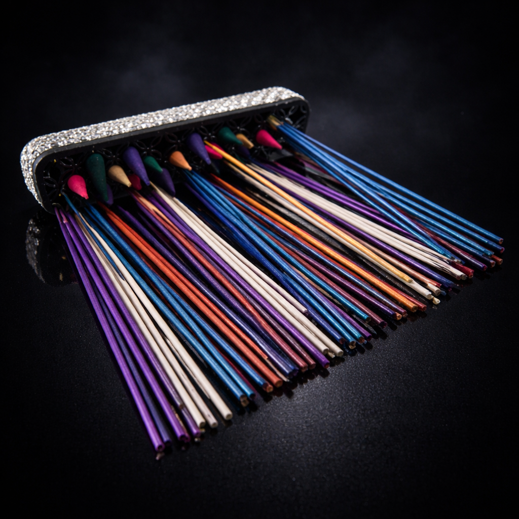 Luxury Crystal Incense Gift Set with Holder – Limited Edition