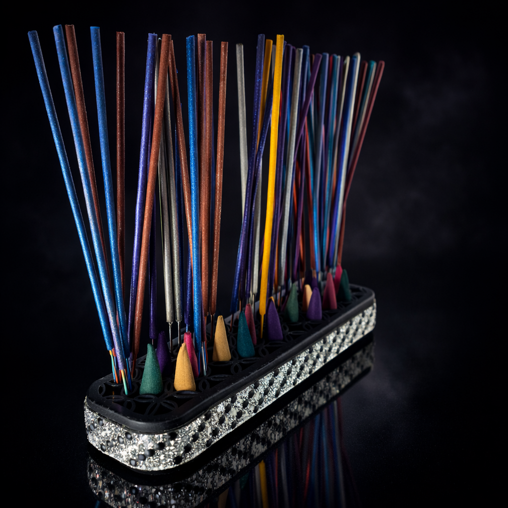 Luxury Crystal Incense Gift Set with Holder – Limited Edition