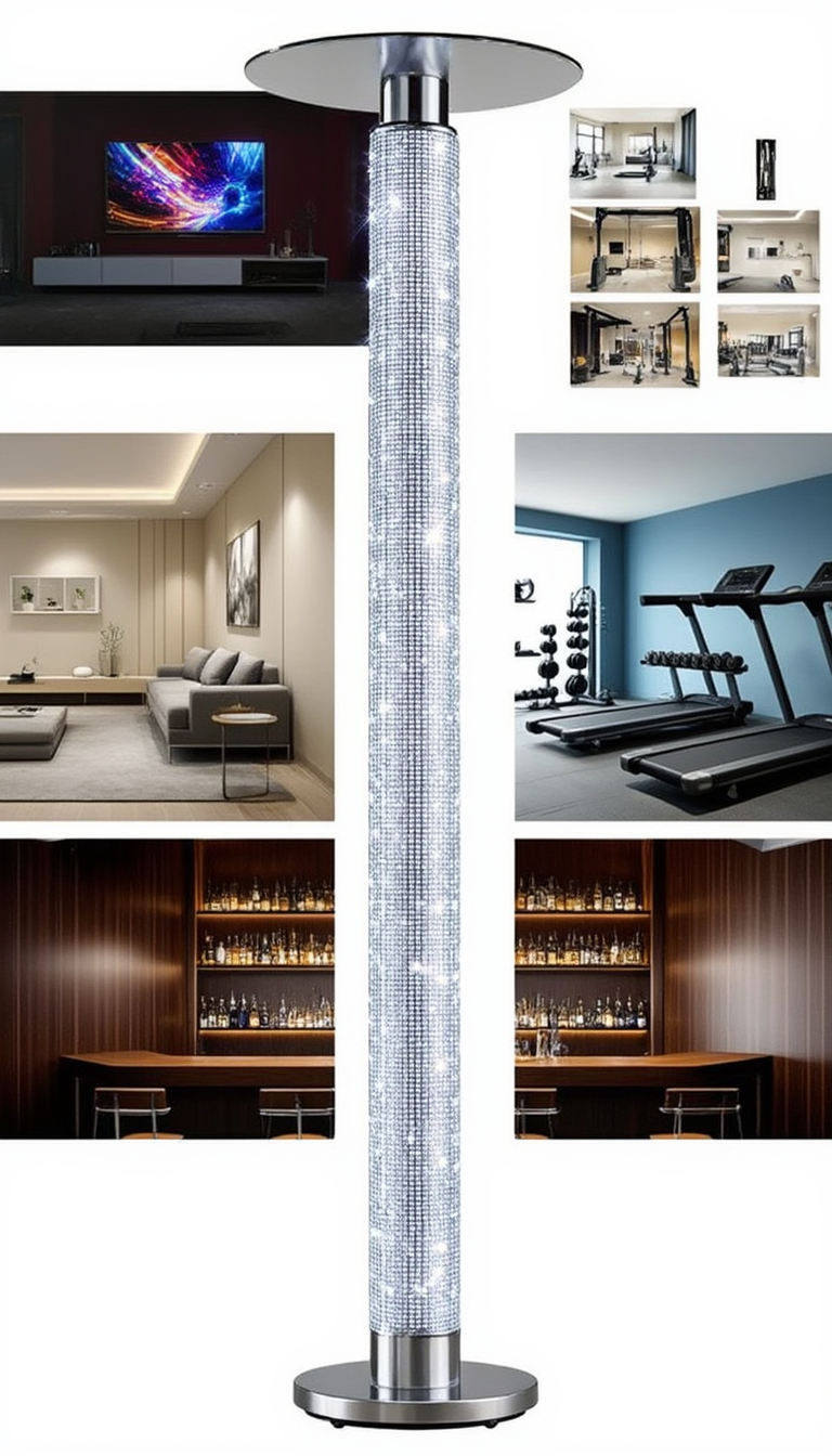 Fantasy Diamond Pole Cover Tube