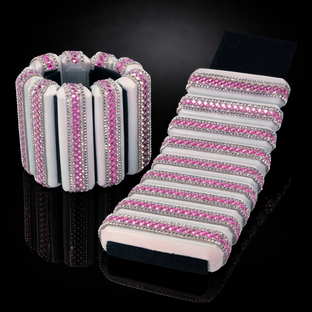 Pink Cheetah -  Wrist Weights