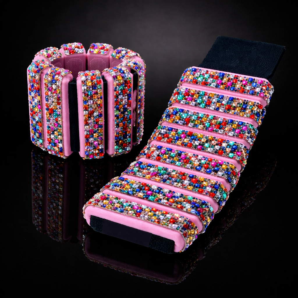 Pink Princess Diamond Wrist Weights