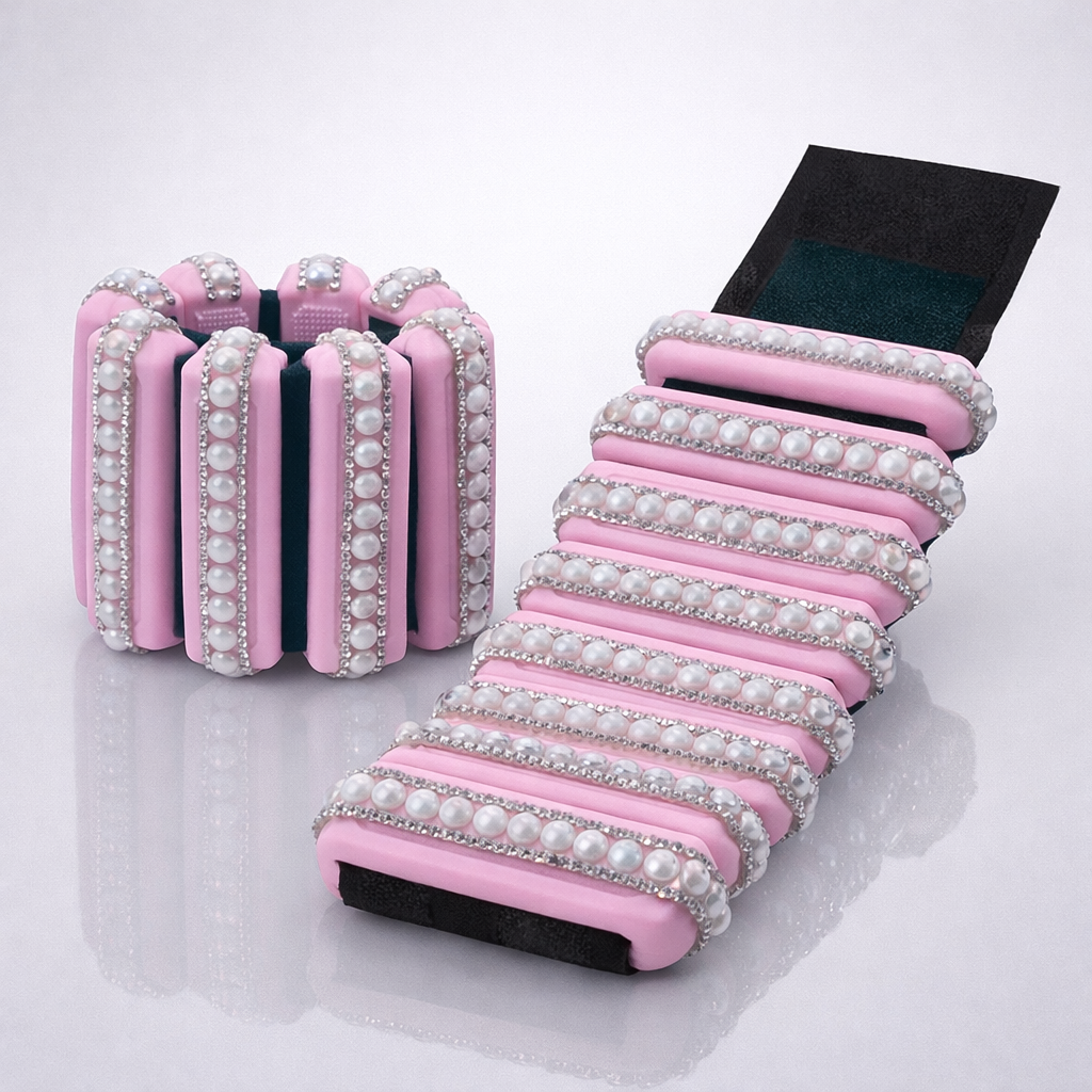 Pink Cheetah -  Wrist Weights