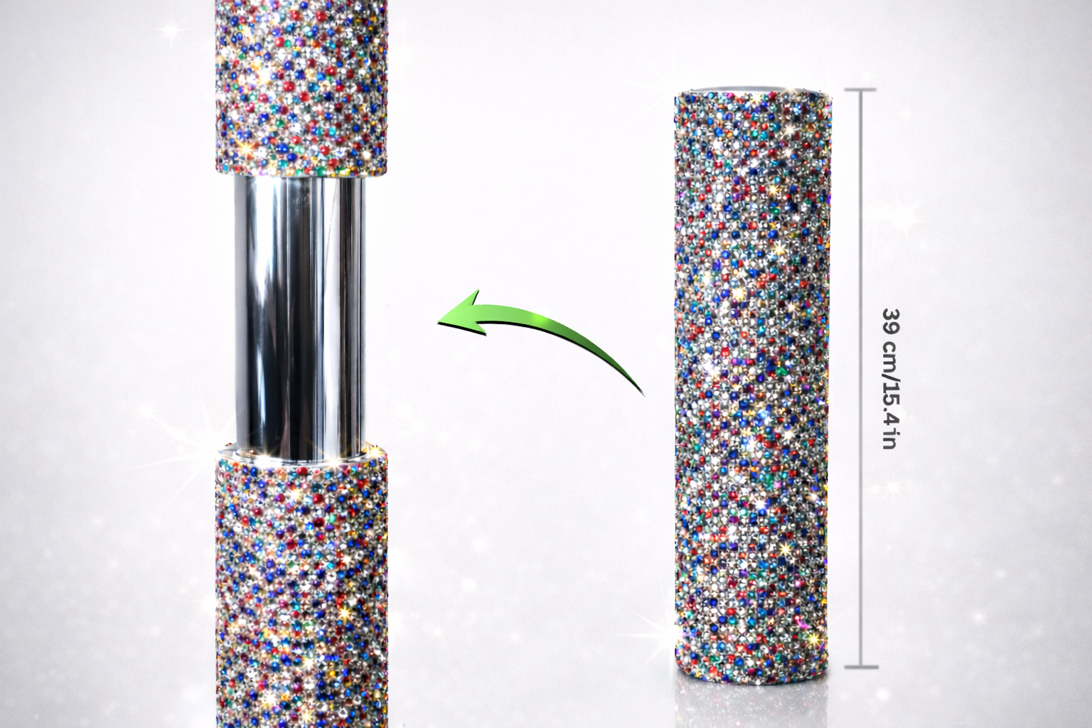Prism Diamond Pole Cover - Multiple Sets Snap-On